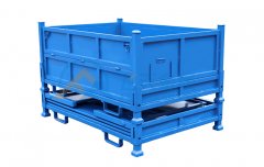 折疊式金屬物料周轉(zhuǎn)箱,高效、耐用的工業(yè)物流解